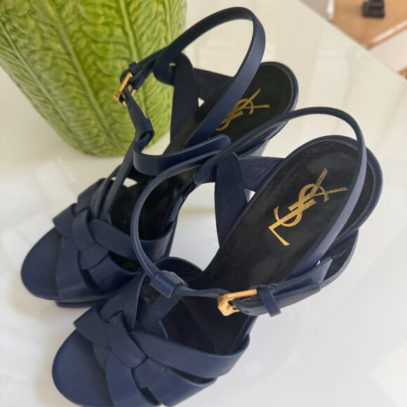 YSL Saint Laurent Tribute Heel Pumps - Picture 3 of 5